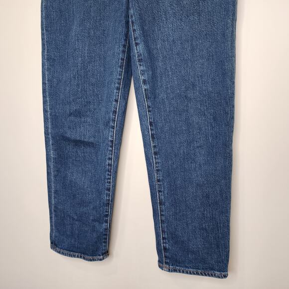 Madewell Tapered Leg Jeans in Bellclaire Wash 26 - Picture 4 of 7
